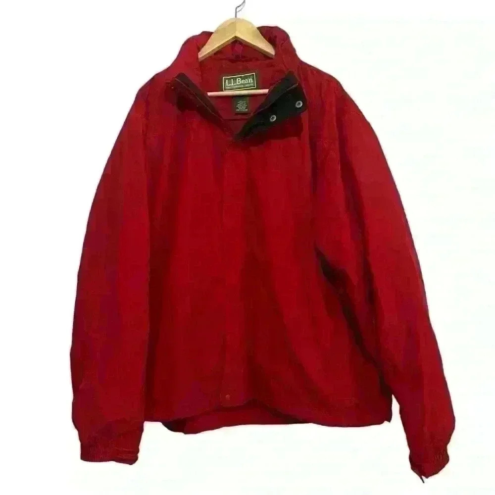 L.L. Bean 2 in 1 Wind/Water Resistance Shell and Zip Out Fleece Coat Men’s XXL